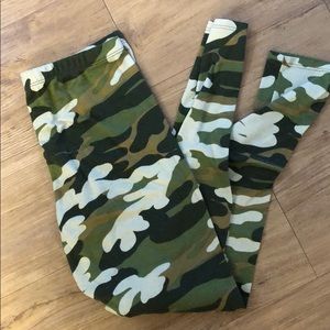 Army Print Leggings